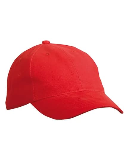 6 Panel Softlining Raver Cap - Signal Red