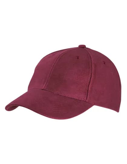 6-Panel Raver Cap Laminated - Burgundy