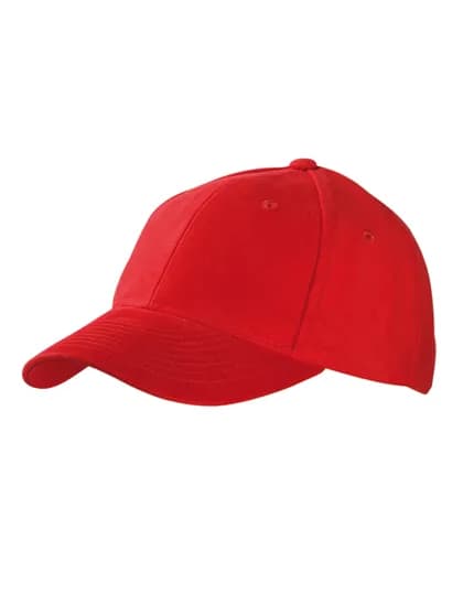 6-Panel Raver Cap Laminated - Signal Red