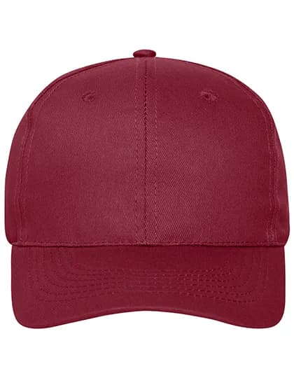 6 Panel Cap Bio Cotton - Burgundy