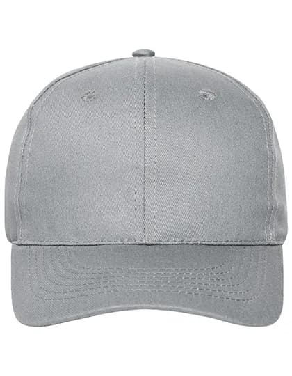 6 Panel Cap Bio Cotton - Light Grey