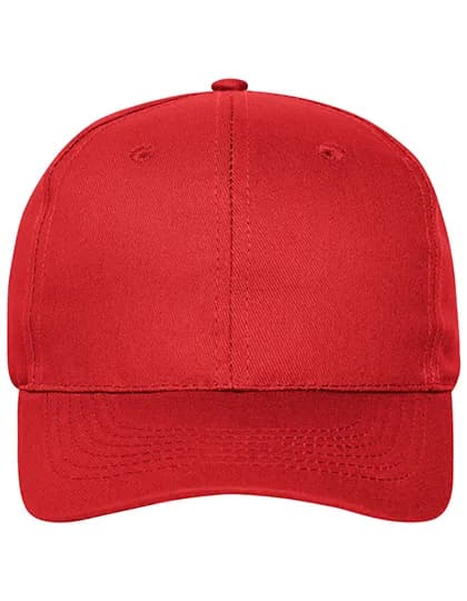 6 Panel Cap Bio Cotton - Red
