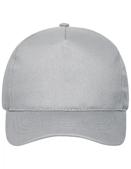 5 Panel Cap Bio Cotton - Light Grey