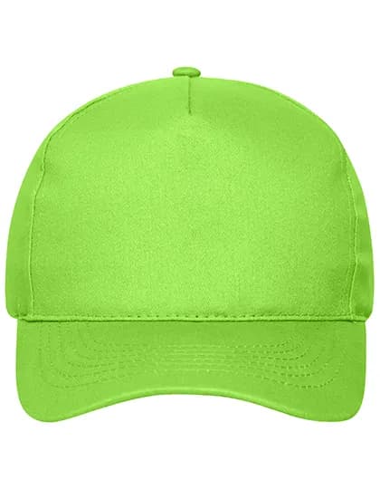 5 Panel Cap Bio Cotton - Lime Green