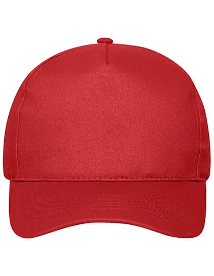 5 Panel Cap Bio Cotton - Red