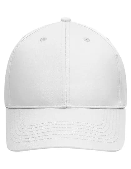 6 Panel Cap Bio Cotton - White