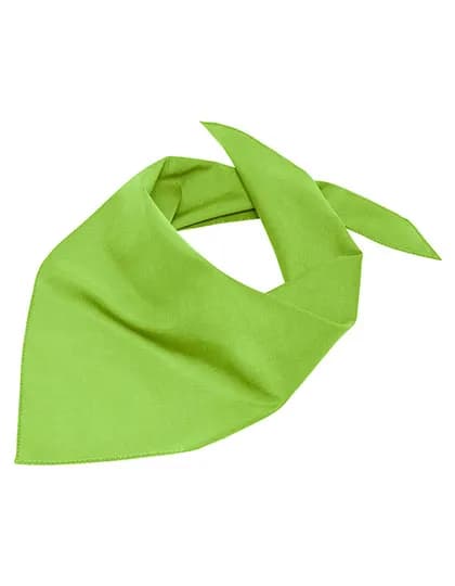Triangular Scarf - Lime Green