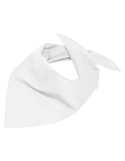 Triangular Scarf - White