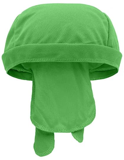 Functional Bandana Hat - Lime Green