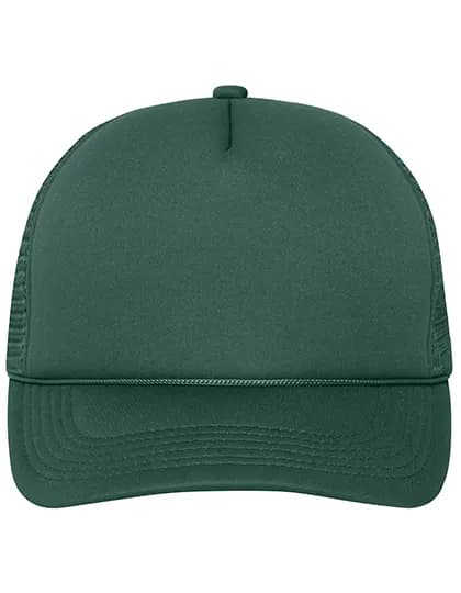 5 Panel Retro Mesh Cap - Dark Green/Dark Green
