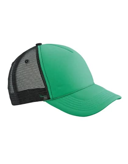 5 Panel Retro Mesh Cap - Green/Black