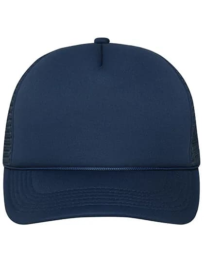 5 Panel Retro Mesh Cap - Navy/Navy