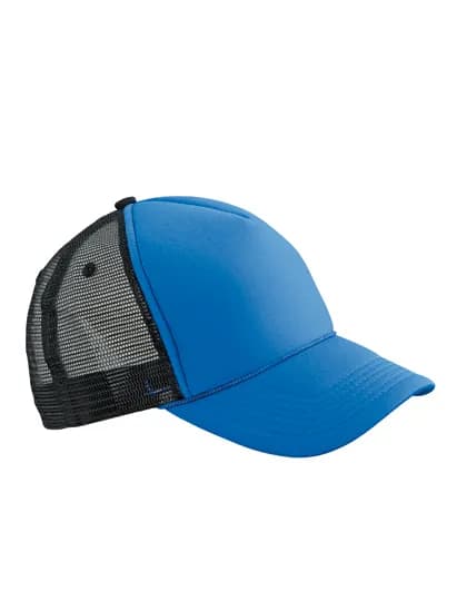5 Panel Retro Mesh Cap - Royal/Black