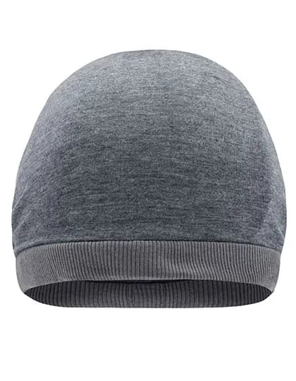 Heather Summer Beanie - Grey Heather/Dark Grey