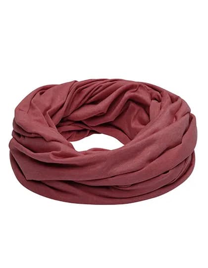 Heather Summer Loop-Scarf - Wine Melange