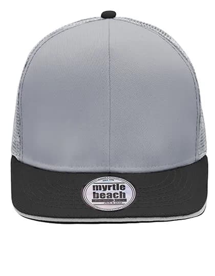Pro Cap Mesh 6 Panel - Light Grey/Black