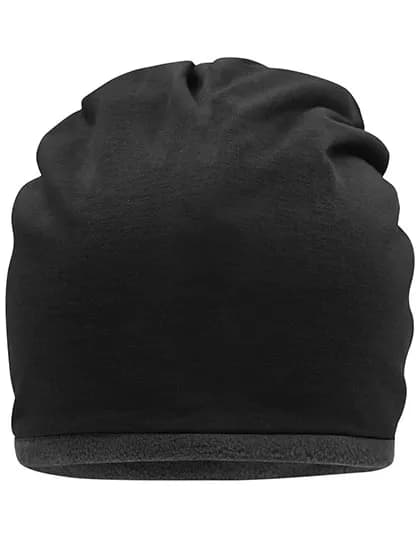 Fleece Beanie - Black/Carbon