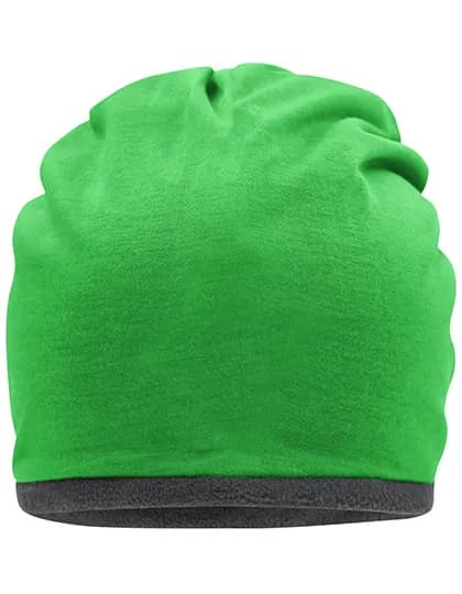 Fleece Beanie - Fern Green/Carbon