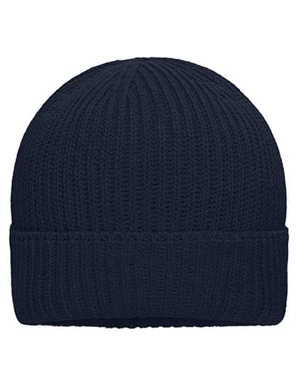Bio Cotton Winter Beanie - Navy