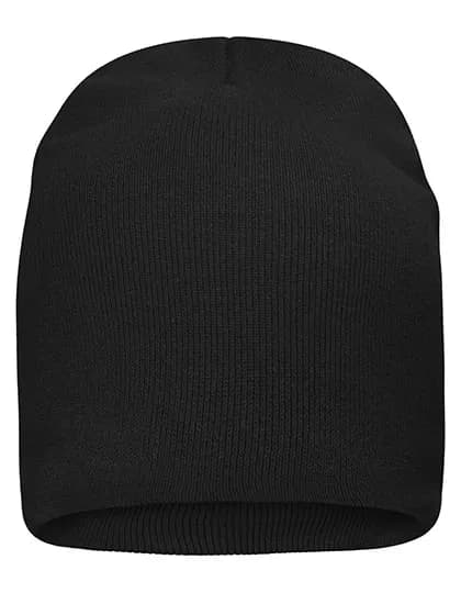 Bio Cotton Casual Beanie - Black
