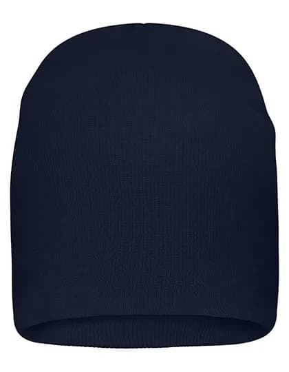 Bio Cotton Casual Beanie - Navy