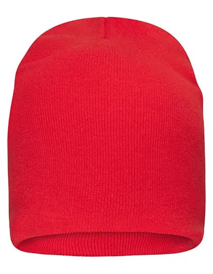 Bio Cotton Casual Beanie - Red