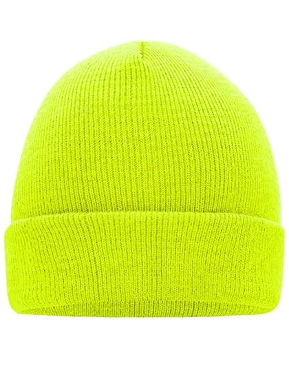 Knitted Cap - Bright Yellow