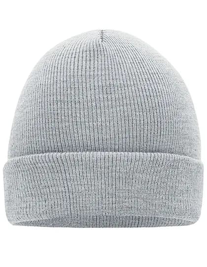 Knitted Cap - Light Grey Melange