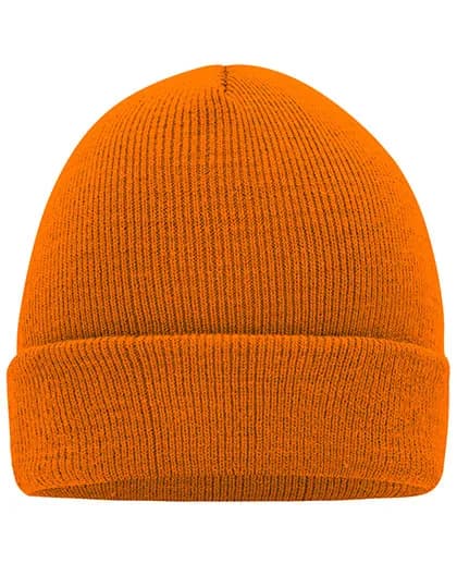 Knitted Cap - Orange