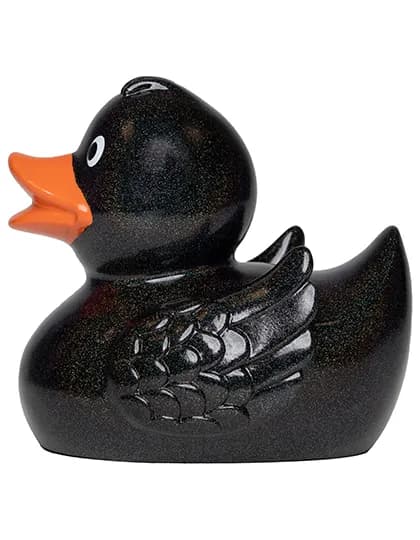 Schnabels® Quietsche-Ente Glitzer - Black-Glitter
