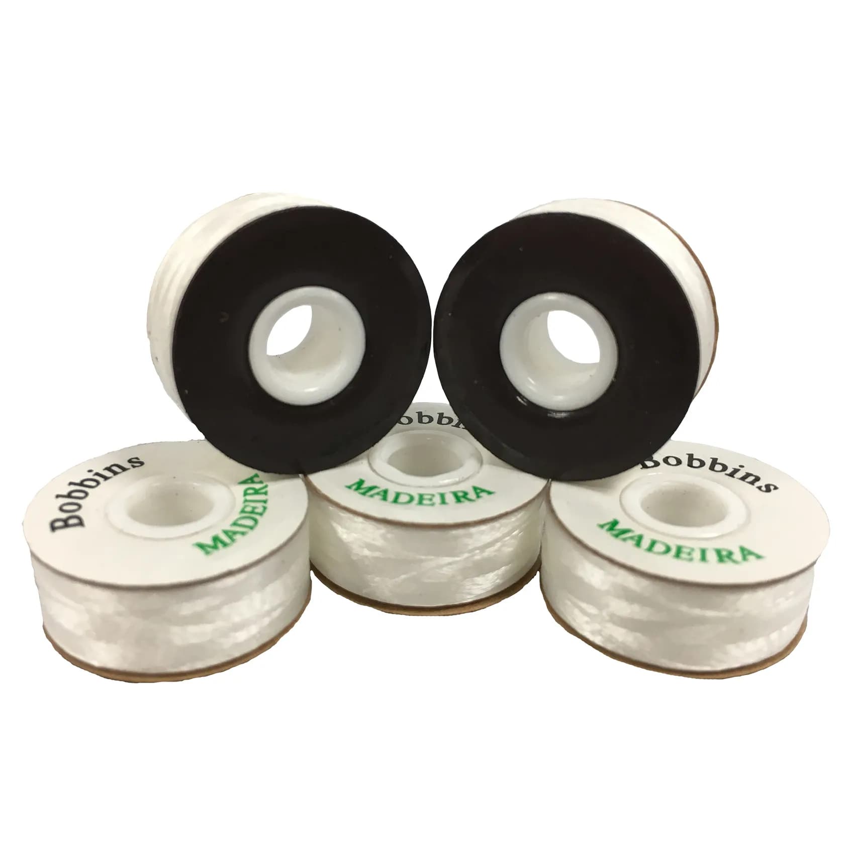 Magnetic Sided Bobbins (144 Stück) - White