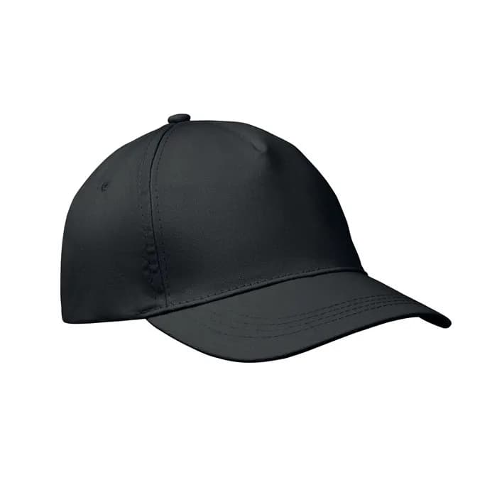 BASEBALL CAP 5 PANELS 160G/M² - BUZZ - Schwarz