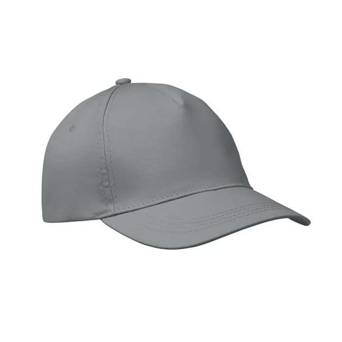 BASEBALL CAP 5 PANELS 160G/M² - BUZZ - Grau