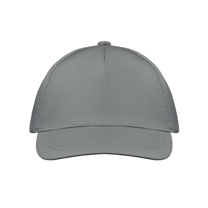BASEBALL CAP 5 PANELS 160G/M² - BUZZ - Grau