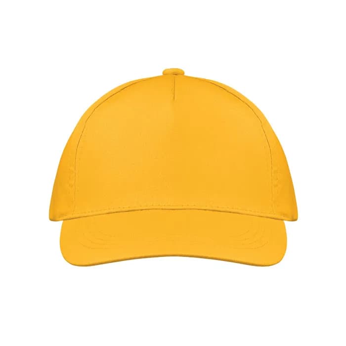 BASEBALL CAP 5 PANELS 160G/M² - BUZZ - Gelb