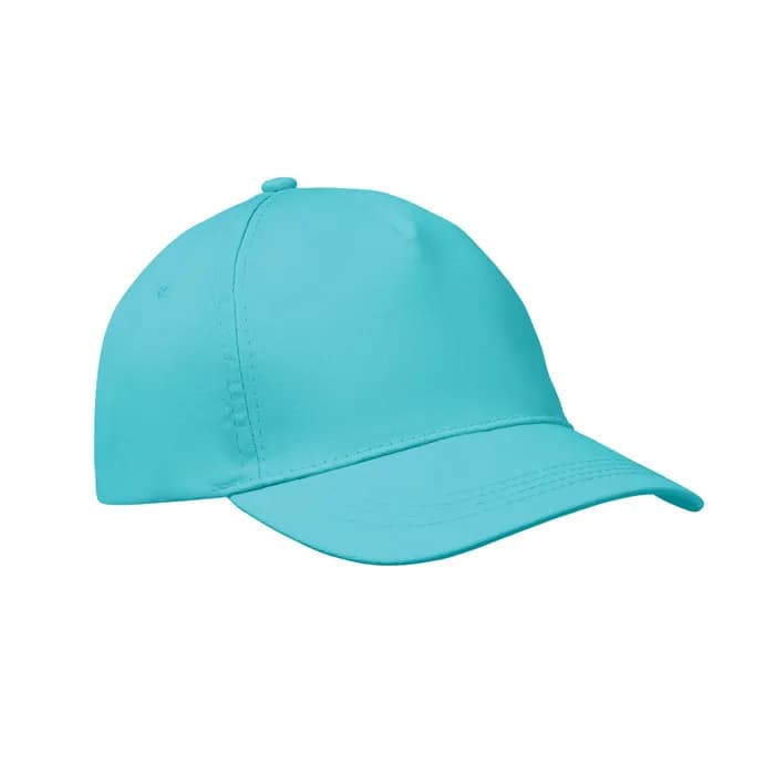 BASEBALL CAP 5 PANELS 160G/M² - BUZZ - Türkis