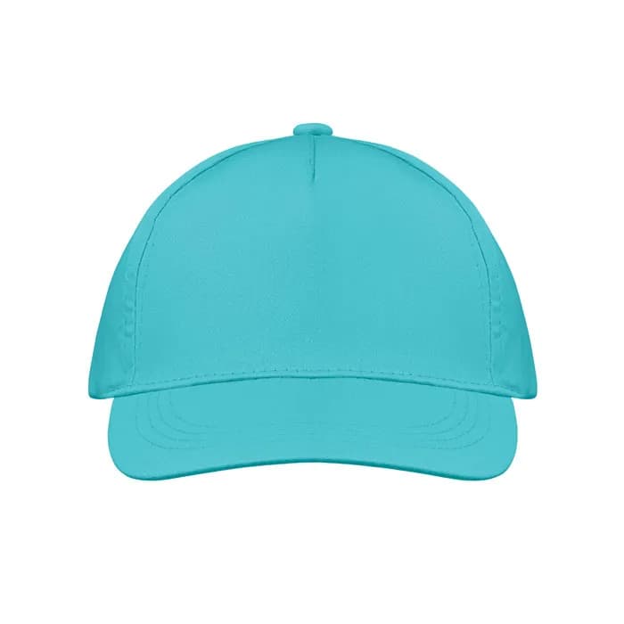 BASEBALL CAP 5 PANELS 160G/M² - BUZZ - Türkis