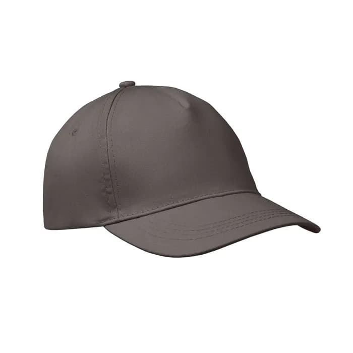 BASEBALL CAP 5 PANELS 160G/M² - BUZZ - Steingrau