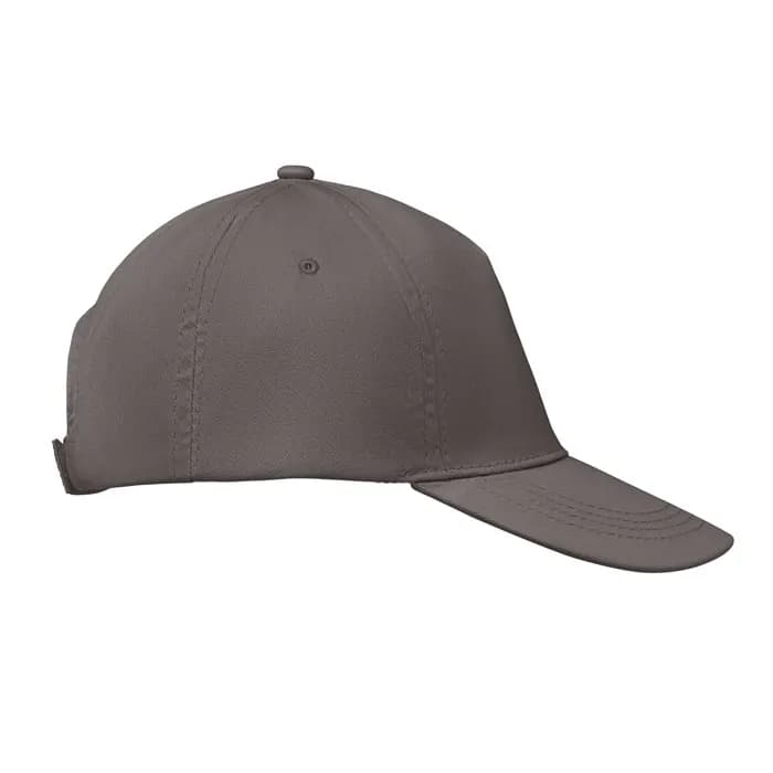 BASEBALL CAP 5 PANELS 160G/M² - BUZZ - Steingrau