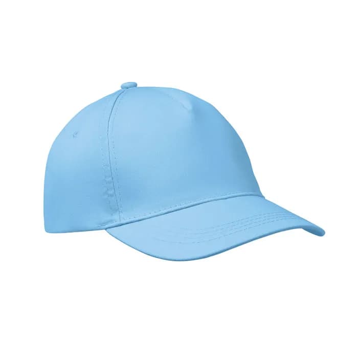 BASEBALL CAP 5 PANELS 160G/M² - BUZZ - Babyblau