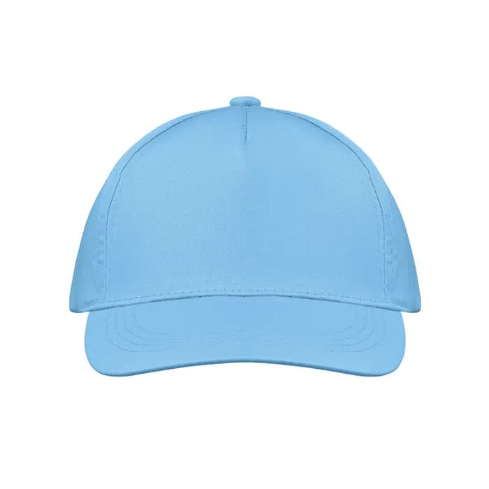 BASEBALL CAP 5 PANELS 160G/M² - BUZZ - Babyblau