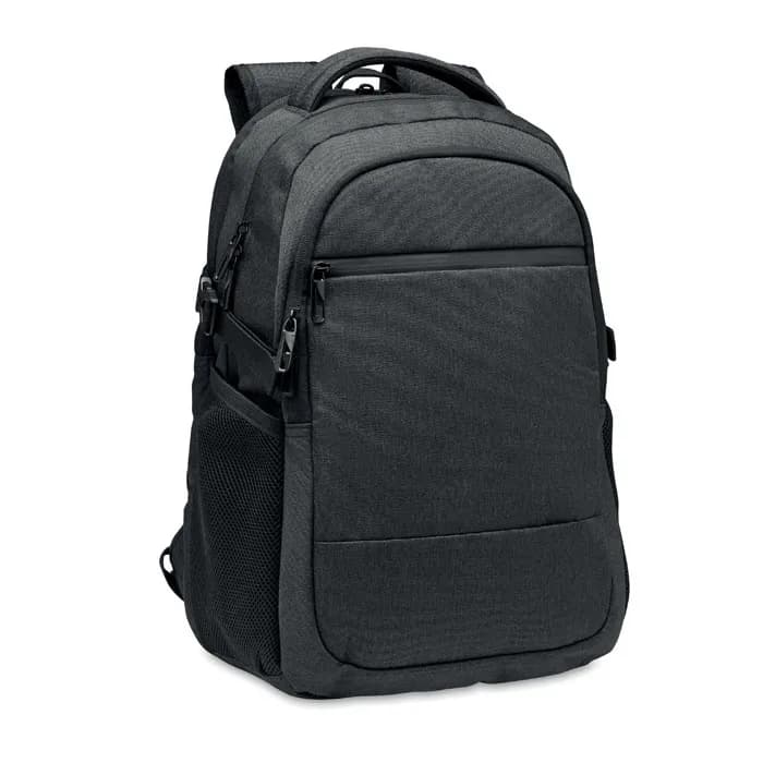 Laptop-Rucksack 600D RPET - HANA - Schwarz