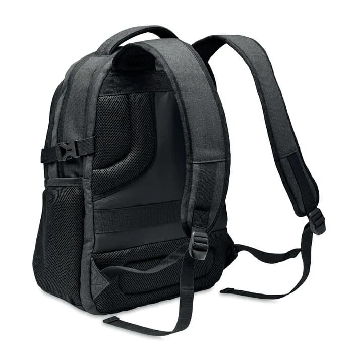 Laptop-Rucksack 600D RPET - HANA - Schwarz