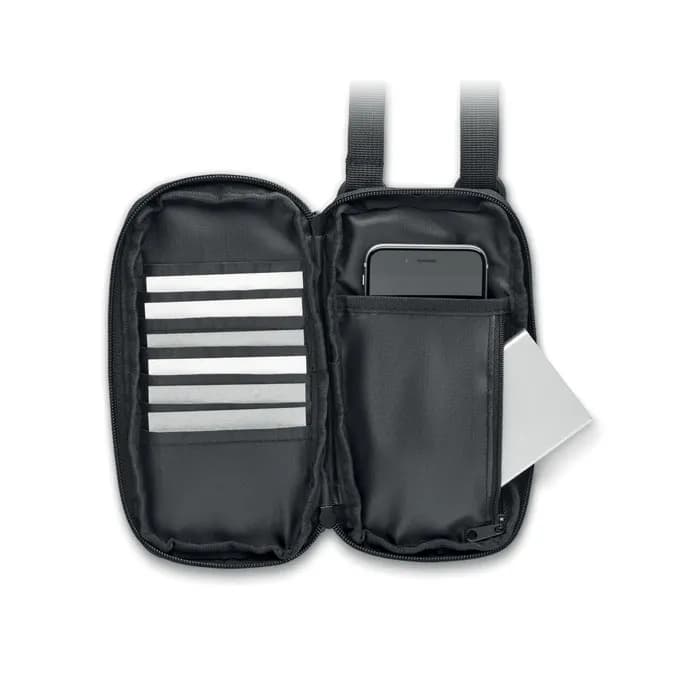 Crossbody-Smartphone-Tasche - VALLEY WALLET - Schwarz