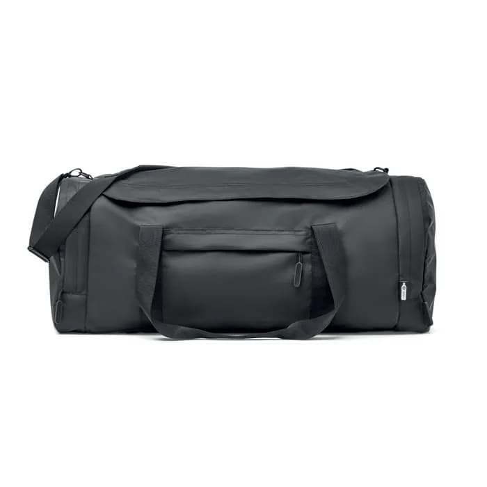 Große Sporttasche 300D RPET - VALLEY DUFFLE - Schwarz