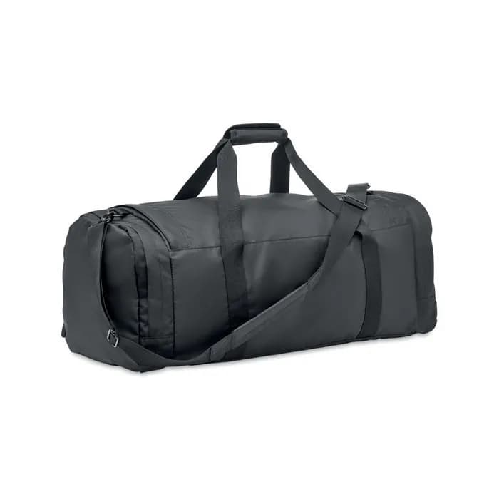 Große Sporttasche 300D RPET - VALLEY DUFFLE - Schwarz