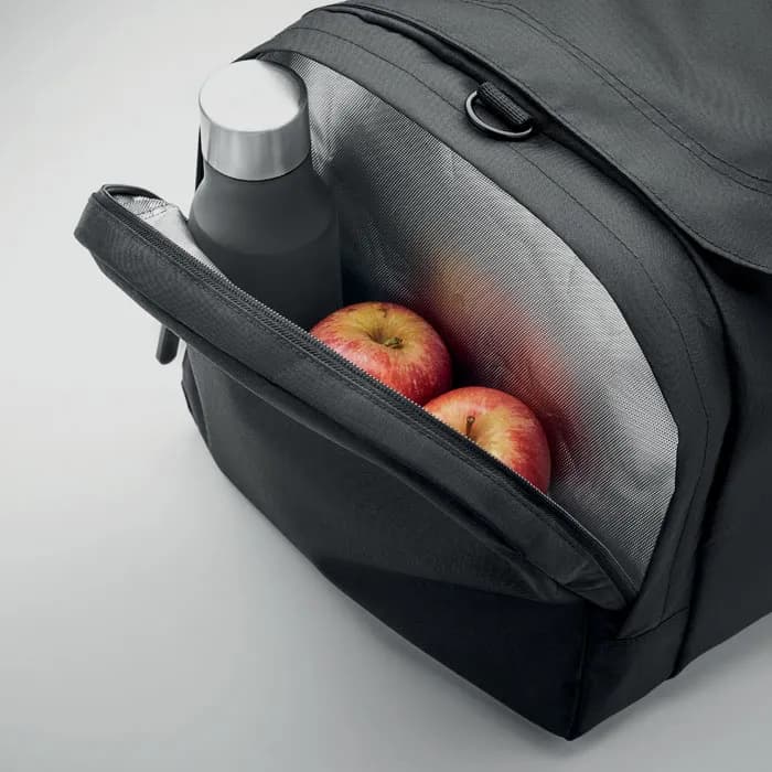 Große Sporttasche 300D RPET - VALLEY DUFFLE - Schwarz