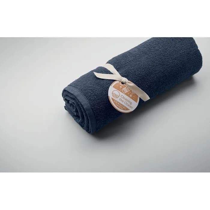SEAQUAL® Handtuch 70x140cm - SAND - Blau