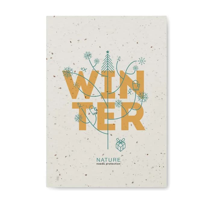 DIN A5 Notizbuch Samenpapier - SEED BOOK - Weiß