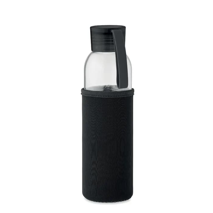 Flasche recyceltes Glas 500 ml - EBOR - Schwarz